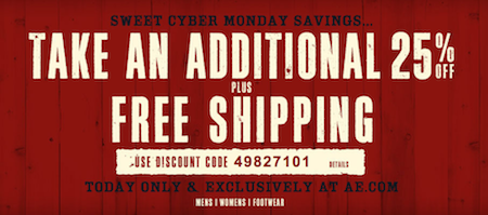 American Eagle Cyber Monday Sale