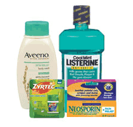 Listerine Aveeno Zyrtec Neosporin