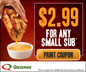 Quiznos Small Sub