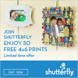 Shutterfly 50 FREE Prints