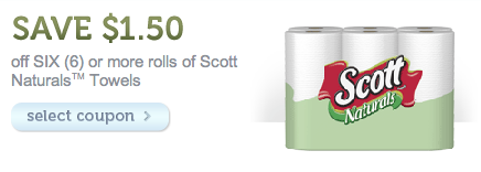 Scott Naturals Paper Towels Coupon