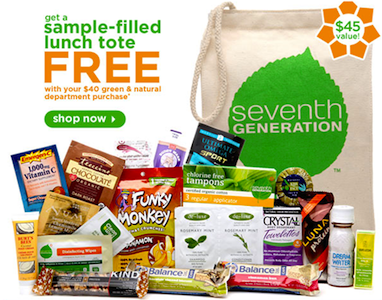 Seventh Generation Burts Bees Promo