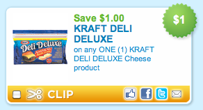 Kraft Deli Deluxe Cheese Coupon