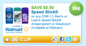 Speed Stick Deodorant Coupon