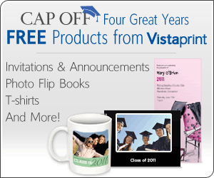 Vistaprint Graduation Freebies