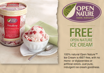 FREE Open Nature Ice Cream