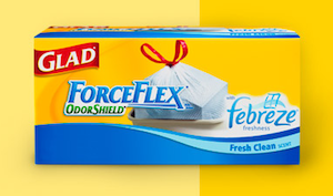 Glad ForceFlex Febreze Sample