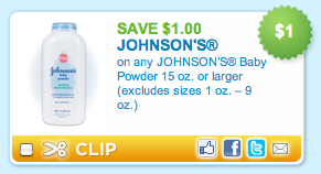 Johnsons Baby Powder Coupon