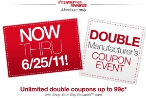 Kmart Double Coupon Event June 2011