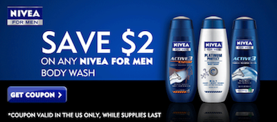 Nivea Mens Body Wash Coupon