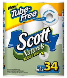 Scott Naturals Tube Free Toilet Paper