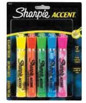 Sharpie Accent Highlighters