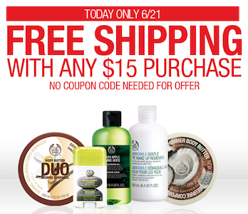 The Body Shop FREE Shipping