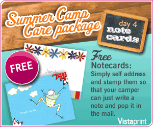 Vistaprint FREE Notecards