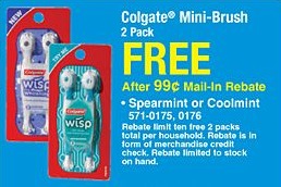 Colgate Wisp Menards