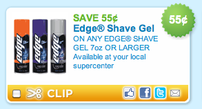 Edge Shave Gel Coupon