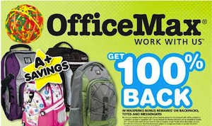 OfficeMax FREE Backpack