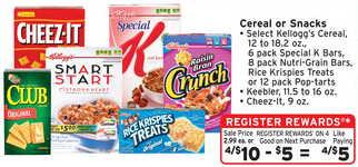 Walgreens Cereal Register Reward