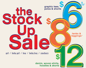 Childrens Place Stock Up Sale