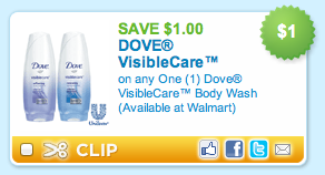 Dove Visible Care Body Wash Coupon