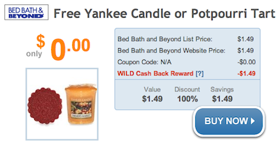 FREE Yankee Candle or Potpourri Tart