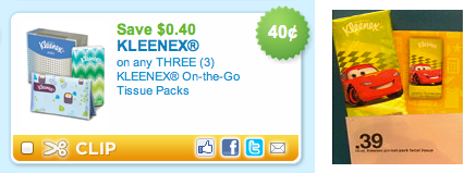 Kleenex To Go Target Deal