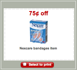 Nexcare Target Coupon