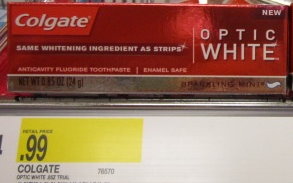 Colgate Optic White Travel Size