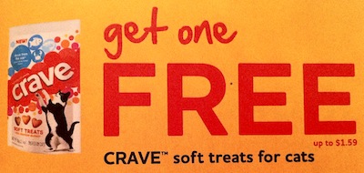 FREE Crave Soft Treats for Cats Coupon