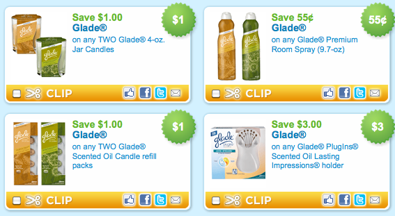 Glade Product Coupons