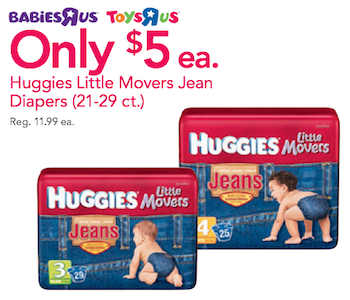 Toys R Us Huggies Little Movers Sale
