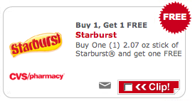 CVS Starburst Coupon