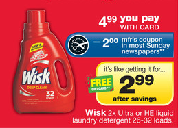 CVS Wisk Deal