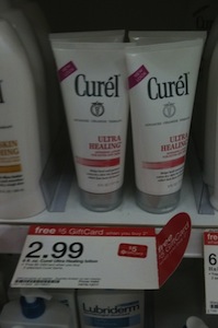 Target Curel Gift Card Deal