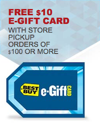 Best Buy Cyber Monday eGift Card Promo