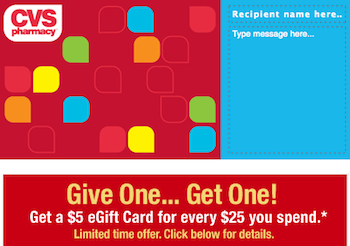 CVS Gift Card Promo