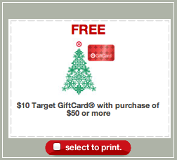 Target Gift Card Coupon