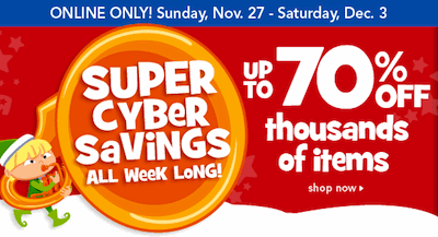 Toys R Us Cyber Monday