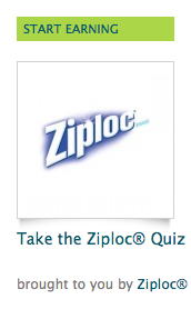 Ziploc Quiz Recyclebank