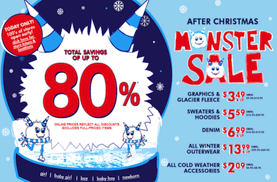 The Childrens Place Monster Sale