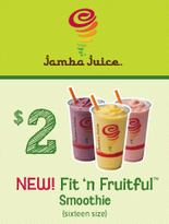 Jamba Juice Smoothie Coupon