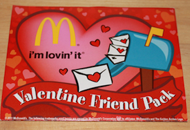 McDonalds Valentine Friend Pack