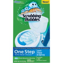 Scrubbing Bubbles One Step