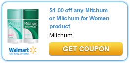 Mitchum Deodorant Coupon