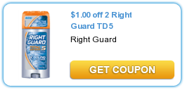 Right Guard Total Defense 5 Coupon