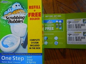 Scrubbing Bubbles One Step