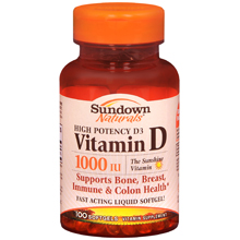 Sundown Naturals Vitamin D