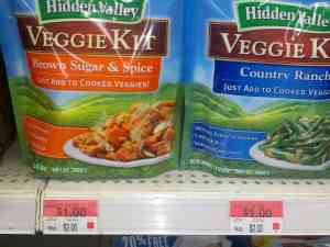 Walmart Clearance Hidden Valley Veggie Kits