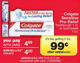 Colgate 360 Toothbrush CVS Deal
