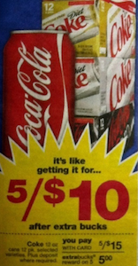 Diet Coke CVS ECB Deal